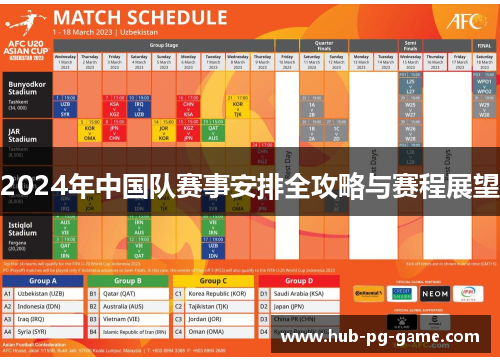 2024年中国队赛事安排全攻略与赛程展望